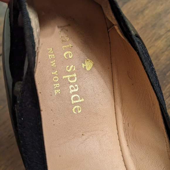 Kate Spade Patent Leather Bow Ballet Flats - Picture 8 of 9